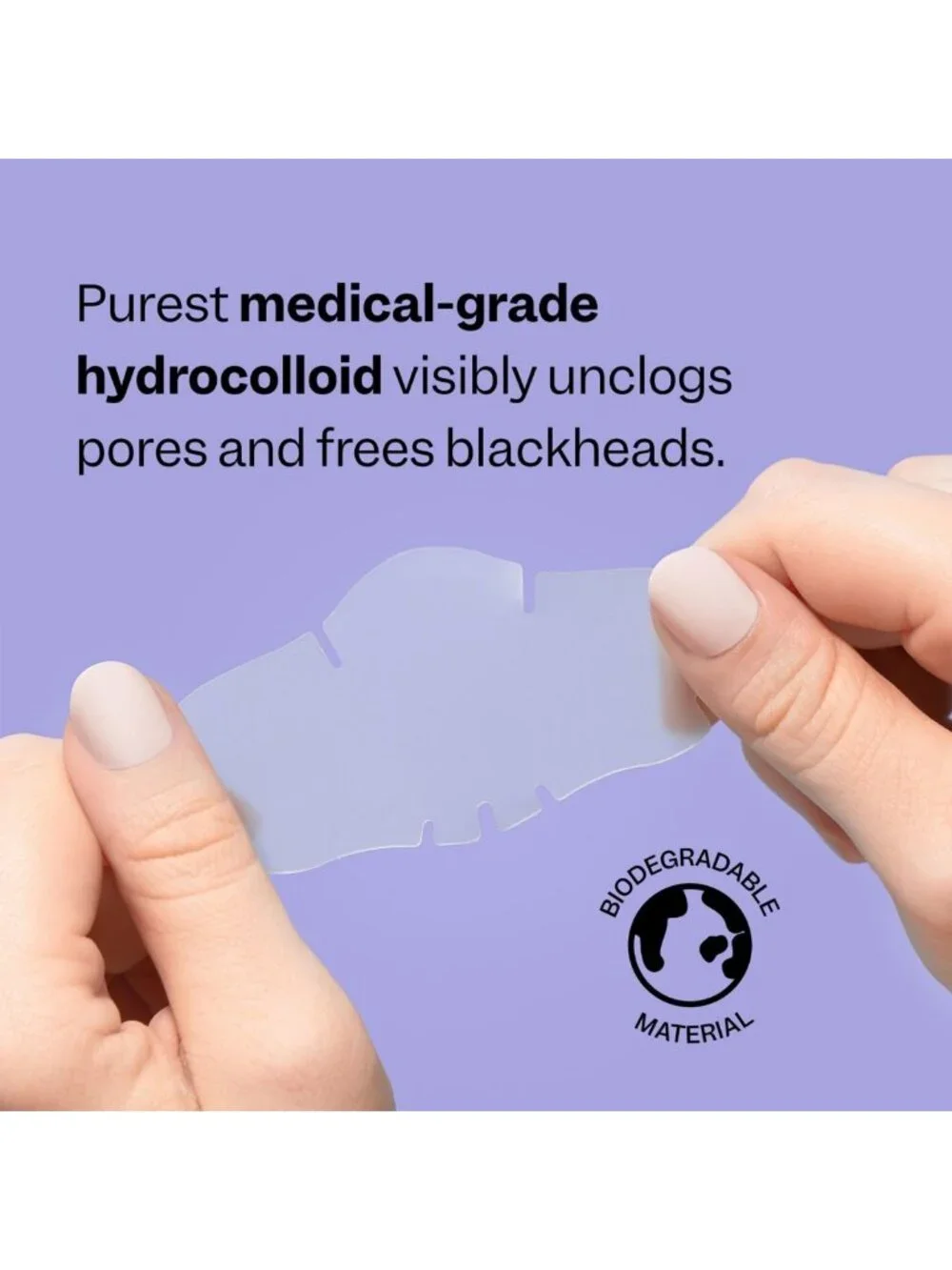 Overnight Blackhead Remover Nose Pore Patches - Vegan Hydrocolloid Strips, 7 ct